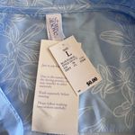 Stars Above  Light Blue silky pajama Set- size L Photo 4