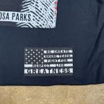 NWT Roots of Fight Rosa Parks Crop Graphic Tee Women’s Small Black Made in USA Black Photo 2