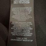 Topshop Vinyl Double Front Slit Midi Skirt Size US 8 Black Photo 6