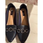 JONES NEW YORK SIGNATURE Navy Blue Pointed Toe Loafers Women's Size 10 Photo 1