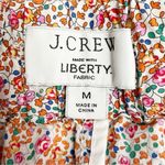 J.Crew Liberty Floral Pull-On Camp Shorts Size Medium High Rise Cotton Pocket Photo 7