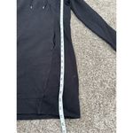 Athleta Cowl Neck Lounge Sweatshirt Dress Hooded Black XS Athleisure Stretchy Photo 6