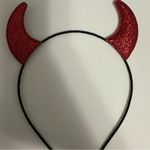 Anna Belen Devil Horns Halloween Headband O/S Red Glitter Red Photo 1