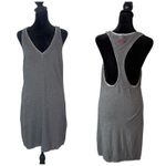 Hard Tail Forever Minimalist Tank Dress Gray Racerback V Neck Size S BOHO Photo 1
