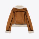 ZARA NEW  DOUBLE-SIDED CROPPED JACKET Photo 1