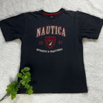 Nautica Náutica Women t shirt juniors Size XL (18/20) Gray Print short sleeve crew neck Photo 0