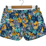 Patagonia Shorts Womens Large Blue Orange Baggies Floral Tropical Beach Hawaiian Photo 0