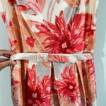 Jessica Howard Shimmery Floral Sleeveless Belted Fit & Flare Dress Size 8 Photo 3