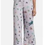 Hill House The Skylar Linen Pants in Sea Creature Women's MED NWT Nautical Beach Purple Photo 0