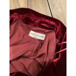 Nicholas Revolve  Gabriela Red Velvet Blazer cut out long sleeve mini Dress 10 Photo 11