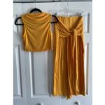 Camila Coelho  Revolve Tangerine Pixie Set Medium Crop Sleeveless Midi Skirt Photo 1