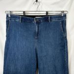 Ava & Viv  Plus Size 20W Jeans High Rise Cropped Wide Leg Stretch Blue Flare 414 Photo 2