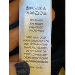 Rachel Zoe  Sweater Women Small Black Rayon Cashmere Blend Start‎ Print Pullover Photo 8