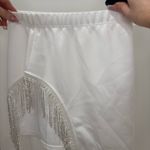 Skirt Mini White rhinestones embellishments Photo 1