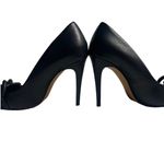 Karl Lagerfeld Women's Black Carmy Leather Stiletto Pumps Size 6M Photo 2