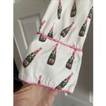 Toss Designs Womens S/M White Champagne Bubbly Nightgown Button Bridal Bachelore Size M Photo 4