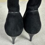 Elie Tahari  Black Suede Tall Boots Size 38.5 Photo 2