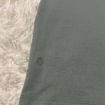 Lululemon LA 3/4 Sleeve Crewneck Shirt Color; Silver Blue Size 4 EUC Photo 8