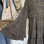 Andthewhy  leopard tiered bell sleeve blouse Photo 11
