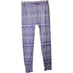 deLiAS Purple Aztec Stripe and Swirls Patterned Smooth Leggings One Size Size undefined Photo 5