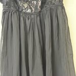 Victoria's Secret  Black Lace Belted Dress Photo 3