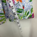 UNTUCKit for Her Sierra Dress Women's 6 White Blue Fruit Print Puff Sleeve NWT Photo 9