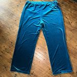 Chico's Traveler turquoise velvet jewel pull on 3/XL pants Photo 3