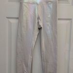 Zyia NWOT  Pocket Light N Tight Hi-Rise Capri in Limited Edition Metallic Unicorn Photo 3
