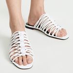 Rebecca Minkoff Maelynn Strappy Slide Sandals Summer Sophisticated Casual Sz 11 Photo 0