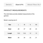 Fleur du Mal strapless corset top NEW Gray Photo 7