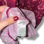 Hill House Ellie The Nap Dress Floral Square Neck Flutter Sleeve Midi Dress Purple Photo 8