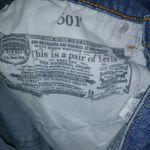 Levi's  501 27 High Waisted Raw Hem Jeans Shorts Photo 4