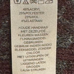 Ellen Tracy Cowl Neck Wool Blend Cardigan Sweater – Size Small – Burgundy & Char Photo 8