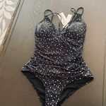 One Piece COCOPEAR Women's V Neck Tummy Control Swimsuit Ruched High Waist Swimw Photo 7