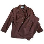 St. John Vintage 1990s Sport Chocolate Brown Quilted Suit Set Blazer Trousers 90s Photo 0