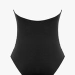 Beautikini Tummy Control One Piece Retro Bathing Suits V Neck Halter Ruched Photo 3