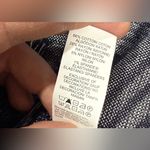 Lucky Brand Fringe Jacquard Mini Sweater Dress Long Sleeves Navy Size L NWT Photo 7