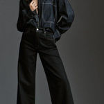 Citizens of Humanity Paloma Baggy Wide-Leg Jeans Solace Dark Indigo Size 28 Photo 0