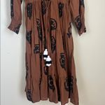 Tuckernuck  Omika Riviera Maxi Dress Brown Boho Midi Western Size XS Photo 2