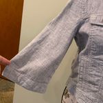 Loft Gray Lightweight Linen Cotton Jacket 3/4 Sleeve Women’s XS Extra Small Photo 2