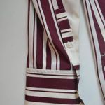 Tory Burch $295 Stretch Silk Striped Shirt Size 8 Photo 7