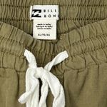 Billabong EUC  Road Trippin Elastic Waist Shorts Olive Green Tie Size XL Photo 8