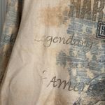 Harley Davidson Harley-Davidson 3/4 Long Sleeve AOP Shirt Womens Size 2W Sequins Cotton Photo 3