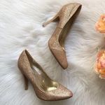 Gomax Gold Glitter High Heels Prom Formal NWOT Size 7.5 Photo 0