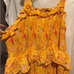 Disney  Orange Yellow Tiered Ruffled Sundress Princess Tiana 2xl Photo 4