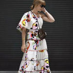 ZARA Blogger’s Fav| NWT Long Printed Multicolored Skirt Photo 8