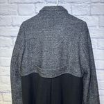 Lands' End  Size 14 Tall Wool Blend Vintage Heavy Button Coat Jacket Color Block Photo 7