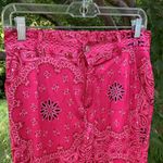 Akira Pink bandanna, style silky pants, L. Photo 1