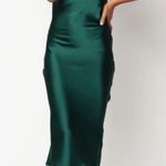 Petal and Pup Emerald Green Satin Dress US Size 6 Photo 0