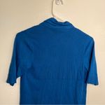 Chico's Chico’s Open Front Short Sleeve Cardigan Blue Photo 8